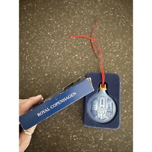 Royal Copenhagen 1991 Festival Of Santa Lucia Christmas Drop Ornament-Porcelain